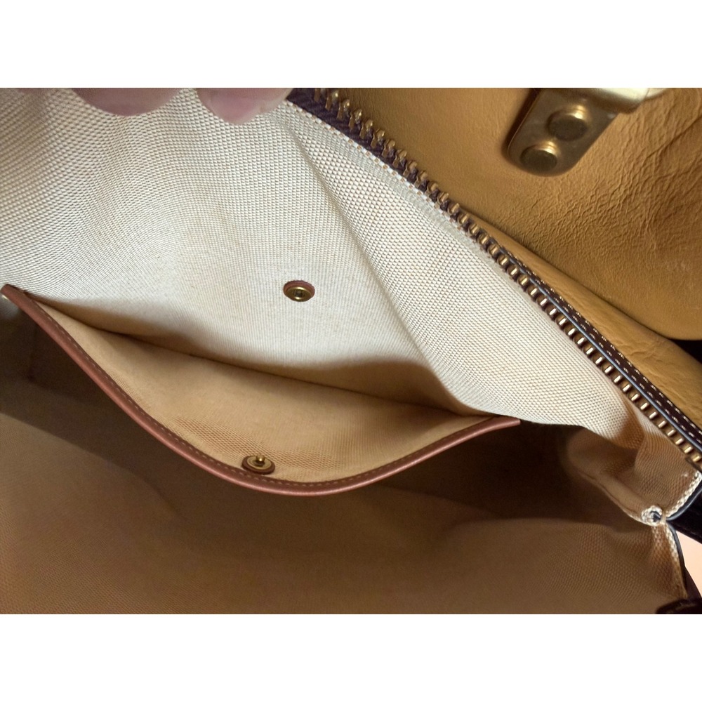 Coach Rogue 39 Saddle Colorblock Glovetanned Leather Carryall Tote 1941 - Picture 11 of 16